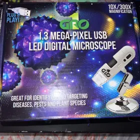 10x-300x Gro1 999010 Gro-one 1.3 Mega-pixel Usb Led Digital Microscope With Magnification