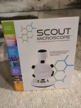 Hamiltonbuhl 681181625987 Scout Digital Microscope - Stem With Six Magnification