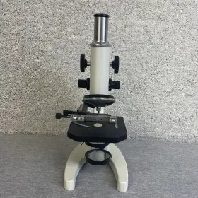 Xsp-13a Harbor Freight 33042 Medical Industrial Microscope Model With Wood Case Vintage #2