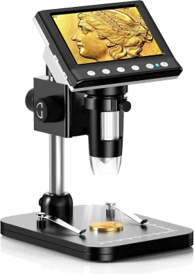 1000x Hayve 726852694739 4.3ftft Ips Coin Microscope Magnification Digital For Adul