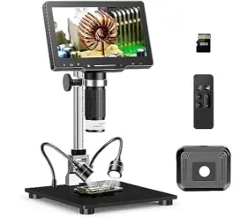 H070-pro Hayve 4k 48mp Hdmi Digital Coin Microscope With 7 Inch Ips Screen - 1500x Sold. Mic