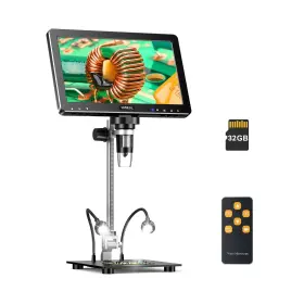1200x Hideal Hm10 10.1 Inch Hd Ips Digital Microscope 16mp Coin Magnifier Fo