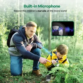 1000x Hideal Hp20 Microscope For Kids 3-in-1 Easy And Fun 2 Inch Ips Portable Handhe #3