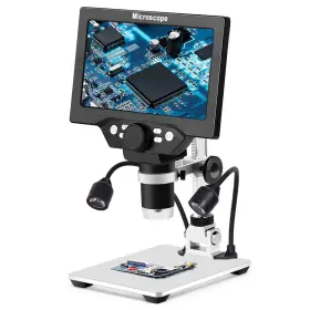 1200x Highbrain 339036131336 Lcd Digital Microscope 12mp Photo/video Zoom Coin Magnifier For Adults