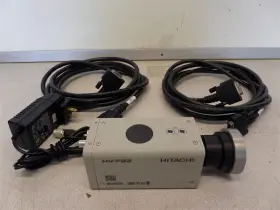 Hv-f22cl-s8 Hitachi Hv-f22cl 3ccd Sxga Color Microscope Camera With Ac Adapter And Cables