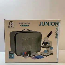 40x-2000x Hsl Hsl-00201 Microscope For Kids Monocular Students Set Handbag