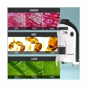 60x-135x Hutact 211-eu Pocket Microscope For Kids Mini Portable With 5 M #2