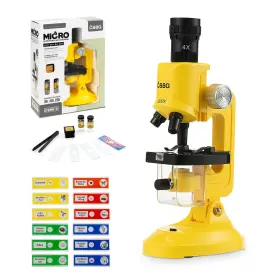 Is-us-xwj-hs-2308 Ideal Swan Microscope For Kids - 100x 400x 1200x Beginner Microscopes Kit With Led Light I
