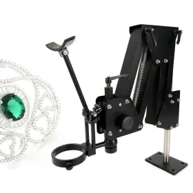 Jesg-3280 Insyoforeverec Micro Jewelry Inlaid Stand Microscope And Spring Bracket Black