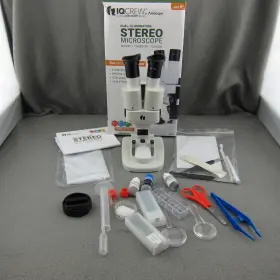 Se102 Iqcrew Science Discovery Dual-illumination Stereo Microscope Tested
