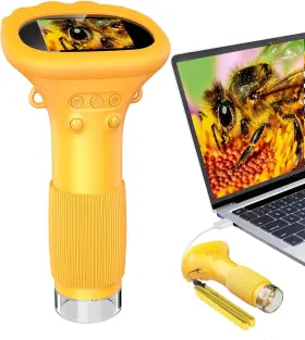 Iwobac 313056847827 Digital Microscope Handheld 2.0 Inch Ips Color Screen Portable Magnifyin