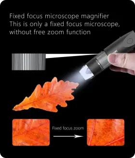 50x-1000x Iwobac 608571700956 Digital Microscope Wireless Pocket Handheld Usb Microscopes Zoom F #2