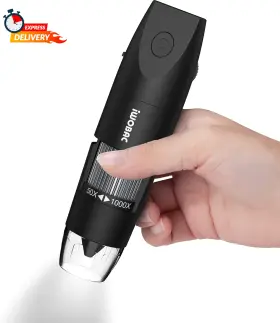 Iw0316-ns-b Iwobac Digital Microscope Wireless Pocket Handheld Usb Microscopes 50x-1000x Zoom Fixe