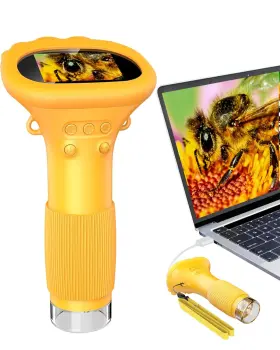 Iwo-372 Iwobac Microscope For Kids Educational Science Kit Toys Portable Handheld Magnify Inch