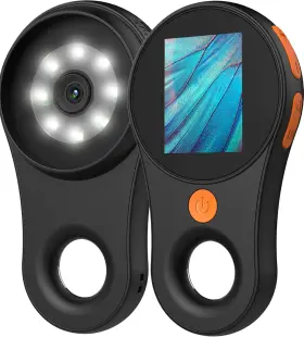 Iwo370 Iwobac Digital Microscope Handheld 2.0 Inch Ips Color Screen Portable Magnifyin