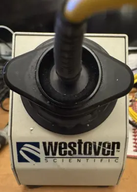Fv-200 Jdsu 200x Microscope Westover And 2.5mm Ferrule Adaptor No Monitor