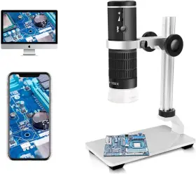 1000x Jiusion 744759430830 Wifi Usb Digital Microscope 50 To Wireless Magnification Endoscope 8 Led M