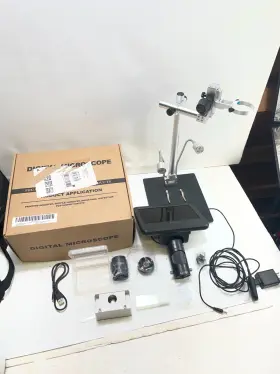 Jl246s-m Joyalens 3-lens Digital Microscope Hdmi 2000x 24 Mp 7 Inch Ips Lcd 32gb