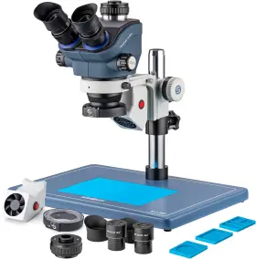7x-50x Kaisi 445025521506 Professional Stereo Microscope Trinocular For Soldering