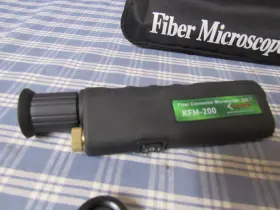 Kfm-200 Komshine Fiber Connector Microscope With 200x Magnification. Free Shipping #3