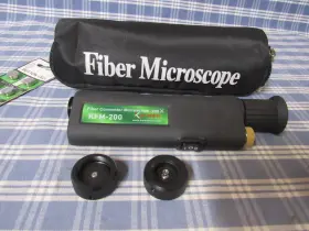 Kfm-200 Komshine Fiber Connector Microscope With 200x Magnification. Free Shipping