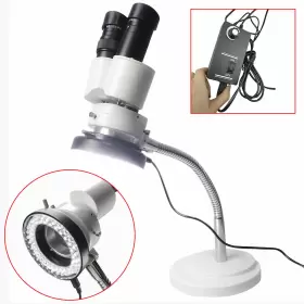 Hgy-10x Koultona 10x Magnification Dental Binocular Microscope Technician 5w Led 6000k Inspection #2