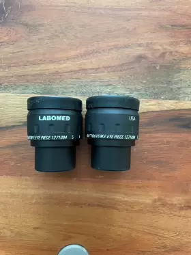 6132010 Labomed Wide Field Microscope Eyepieces Pair 10x New. Open Box