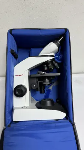 40x-1000x Labomed Lx-200 Lx200 Binocular Compound Microscope With Case Tested