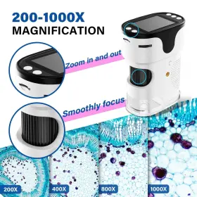 Jfnx-pd8-2087 Lakwar Portable Digital Microscope For Kids And Adults 200 1000x Pocket Handhe #2