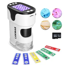 Jfnx-pd8-2087 Lakwar Portable Digital Microscope For Kids And Adults 200 1000x Pocket Handhe