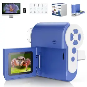 Wtx-vy6-513 Lakwar Portable Handheld Microscope For Kids With 2-inch-screen 1000x Hd Dig
