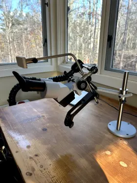 Smg5 Lampert Puk6 Welder With Microscope And Articulating Arm