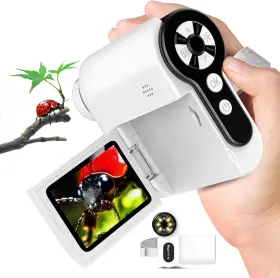 1000x Laradola 445007621606 Microscope For Kids Mini Pocket Digital Zoom Science