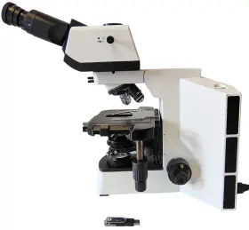 Lmc4-bf314 Laxco Research Microscope With 3 Objectives
