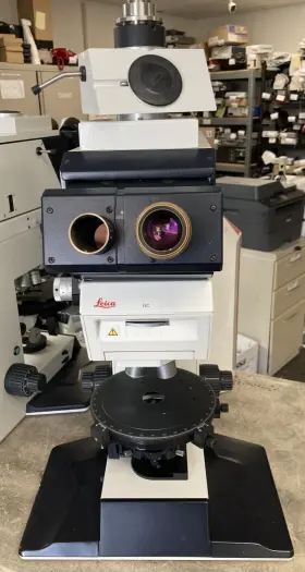 020-525.026 Leica Iii/05 Dmr Microscope Power On Test Only For Parts Read