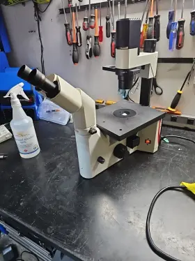 090-135.007 Leica 090-135.001 Dmil Inverted Phase Contrast Tissue Culture Microscope