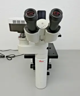 Leica 11 090 137 002 Inverted Fluorescence / Phase Contrast Microscope Dmil Led With Light Source #2