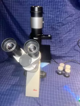 11526217 Leica Dmi1 Inverted Microscope Good Condition Fast Shipping #3