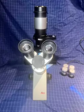 11526217 Leica Dmi1 Inverted Microscope Good Condition Fast Shipping