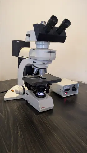 11888011 Leica Dmlb Microscope 5 Objectives Transmitted/ Reflected Bf/pol