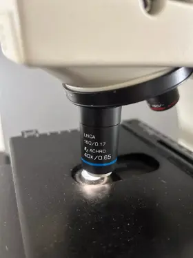 1349 Leica Cme Binocular Microscope With 2 Objectives - #3