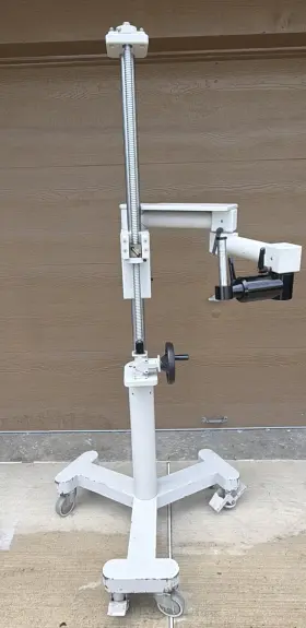 374924 Leica Wild Heavy Duty Mobile Floor Examiner Microscope Boom Stand M-series