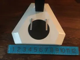 424300 Leica Microscope Stand 12 Inch Tall Excellent Gear Plate - Nice Teeth #3