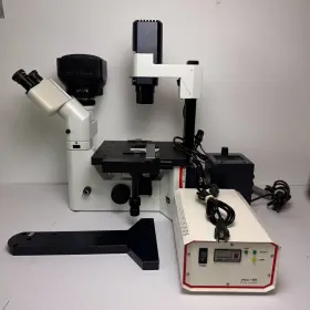 090-135.002 Leica 521228 Inverted Microscope Type Ec3 And Ebq 100 W Light Box