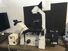 179687 Leica 521574/179687 Dmirb Inverted Flourescent Microscope Carl Leis Light Source For Parts