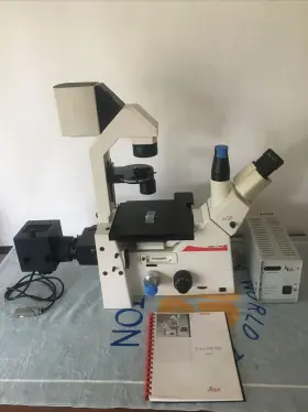 521684 Leica Dm Irb Dmirb Inverted Fluorescence Phase Contrast Microscope