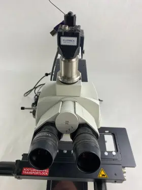 Dm6000m Leica Microscope With Objectives Power Supplies Clemex Camera #3