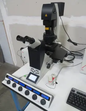 Dmi4000b-cs Leica C196262 Inverted Microscope With Ctr6500 Tcs Spe Confocal Laser #3