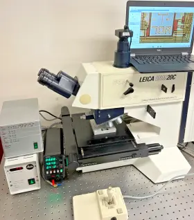 Inm20c Leica Inm 20c Confocal Nomarski Dic Microscope Scanning Ludl Stage 200mm