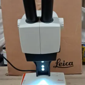 Led4-ez Leica Led4 Ez Stereo Binocular Upright Microscope 10x/20 Medical Lab